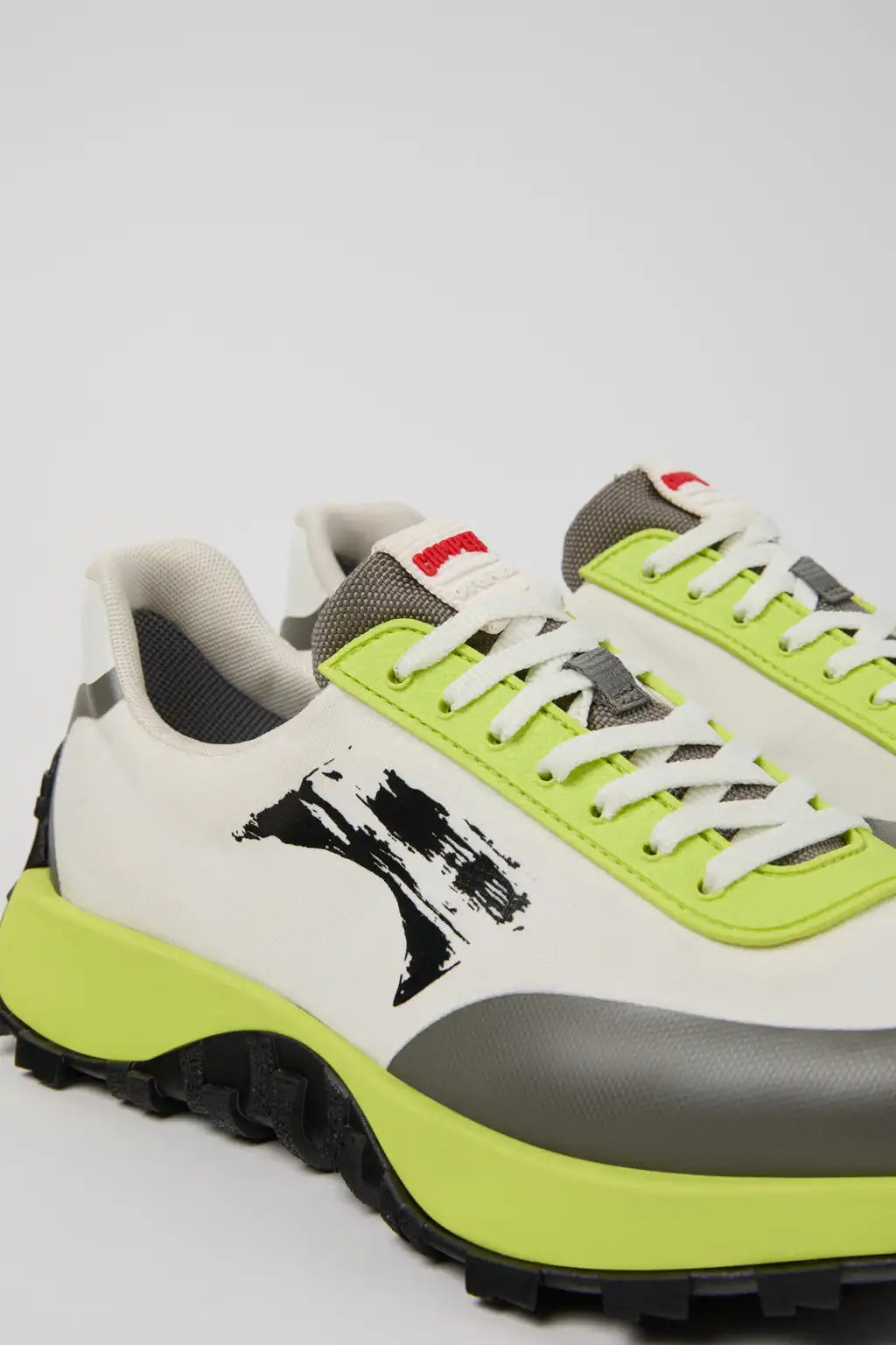Drift Trail Gray Cordura Textile Sneakers for Men.