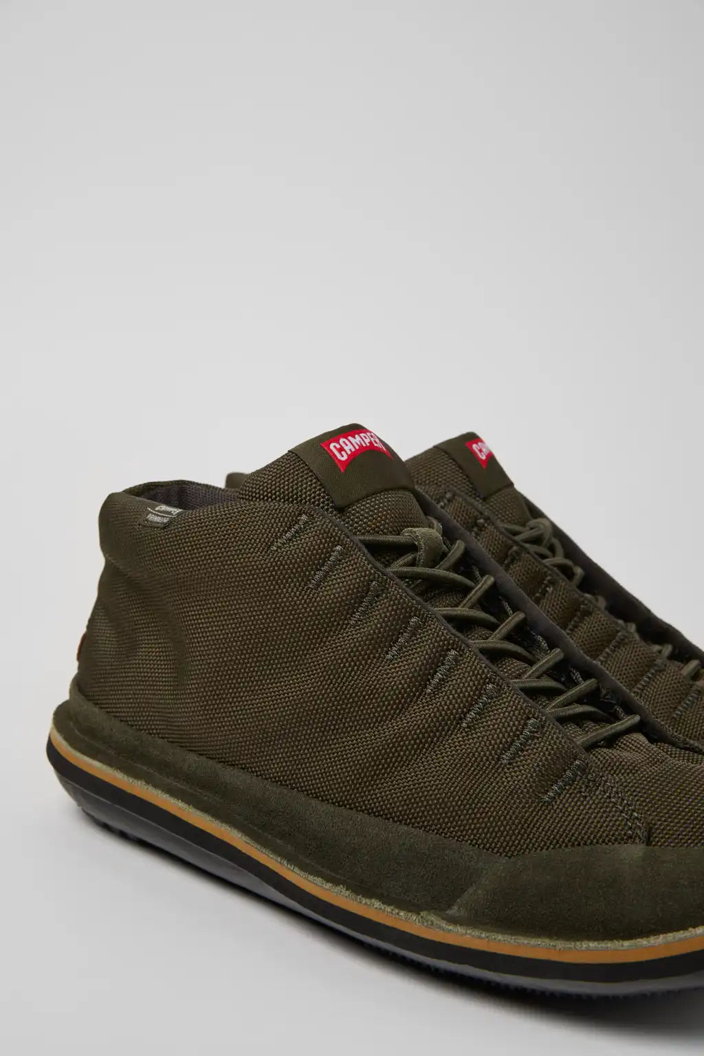 Beetle Black Textile and Nubuck Ankle Boots for Men.