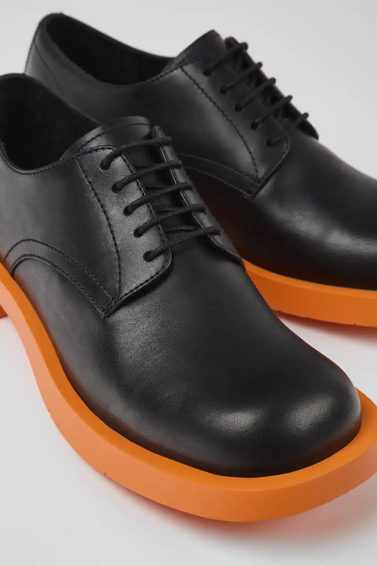 MIL 1978 Black leather shoes for women