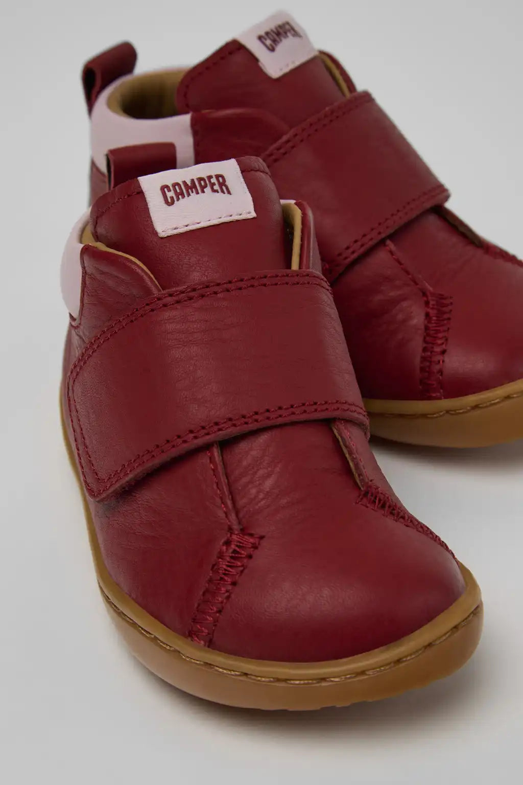 Camper x Moomin Multicolor Leather Ankle Boots for Children.