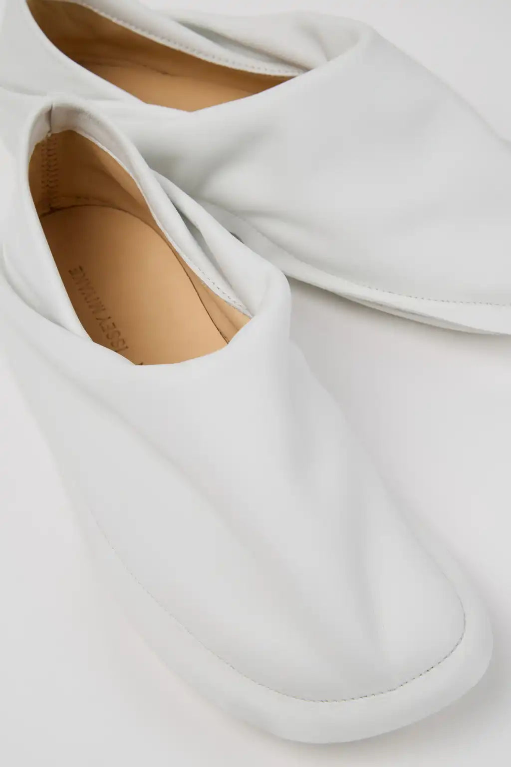 Camper x ISSEY MIYAKE - Peu Form Gray Leather Moccasins for Men.
