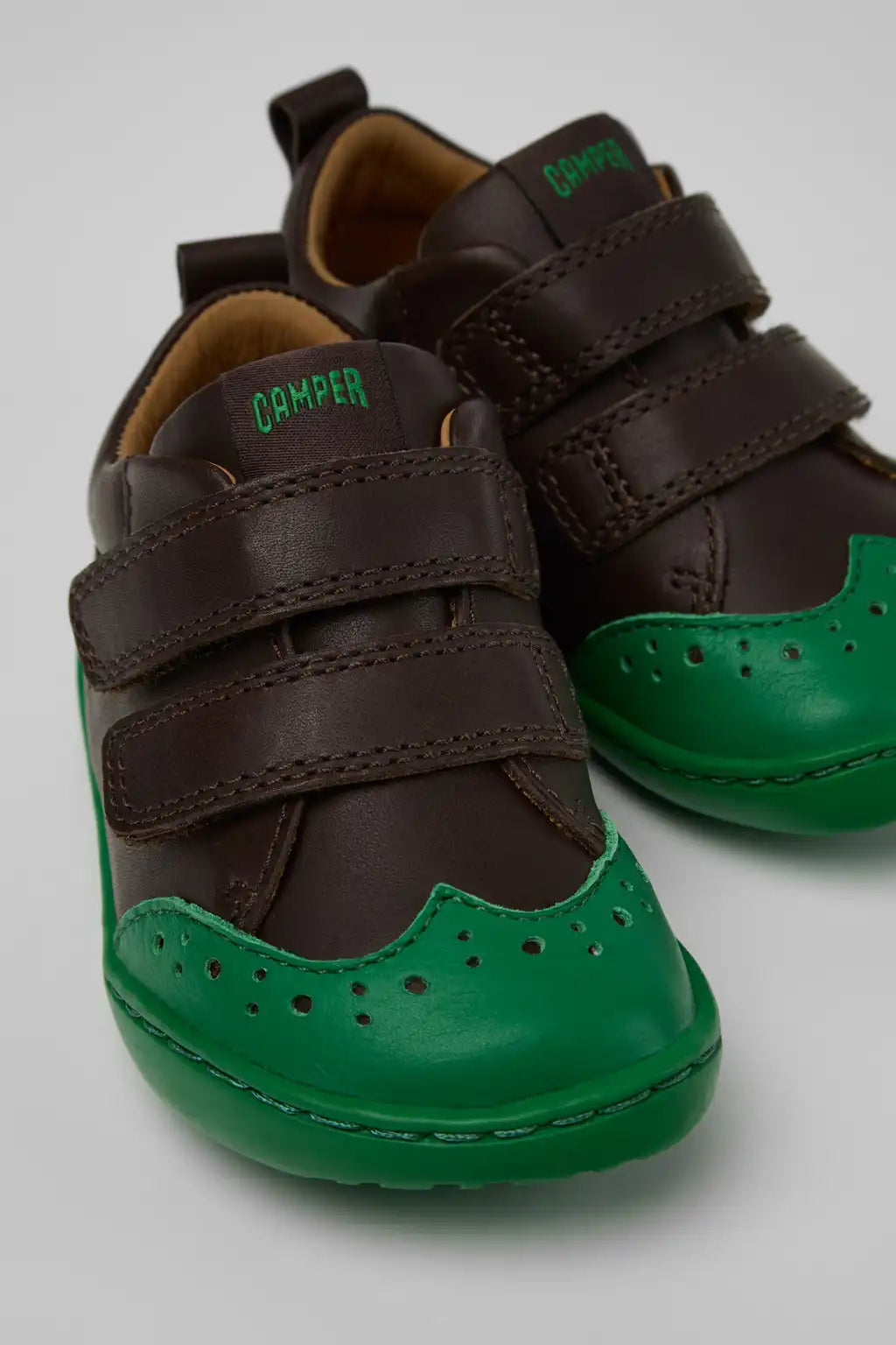 Peu Blue Leather Shoes for Children.
