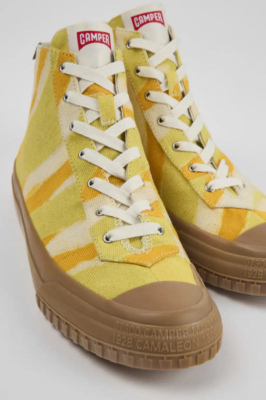 Camper x EFI Multicolored organic cotton sneakers for men