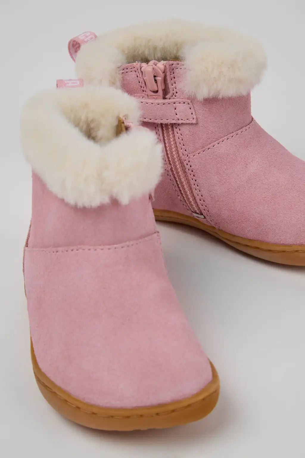 Peu Multicolor Suede Ankle Boots for Children.