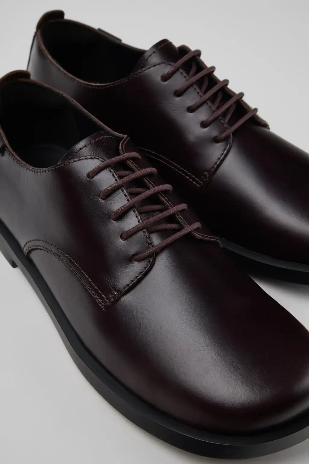 Don Black Leather Shoes for Men.