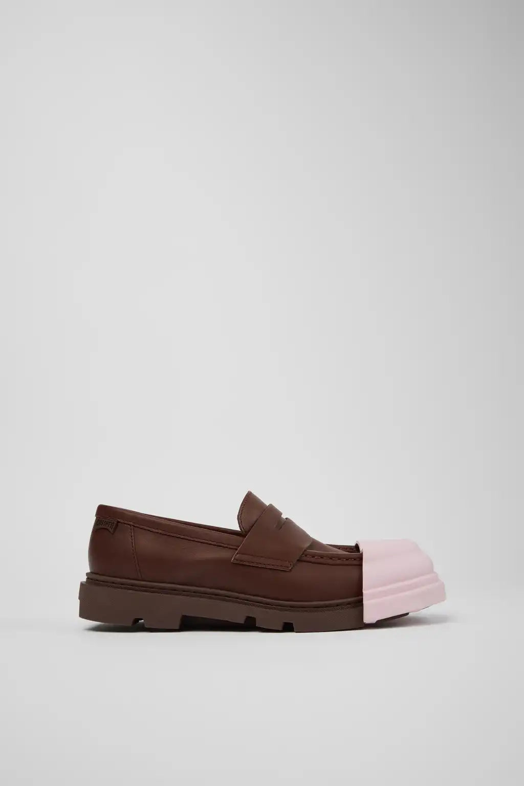 Junction Black Leather Moccasins for Women.