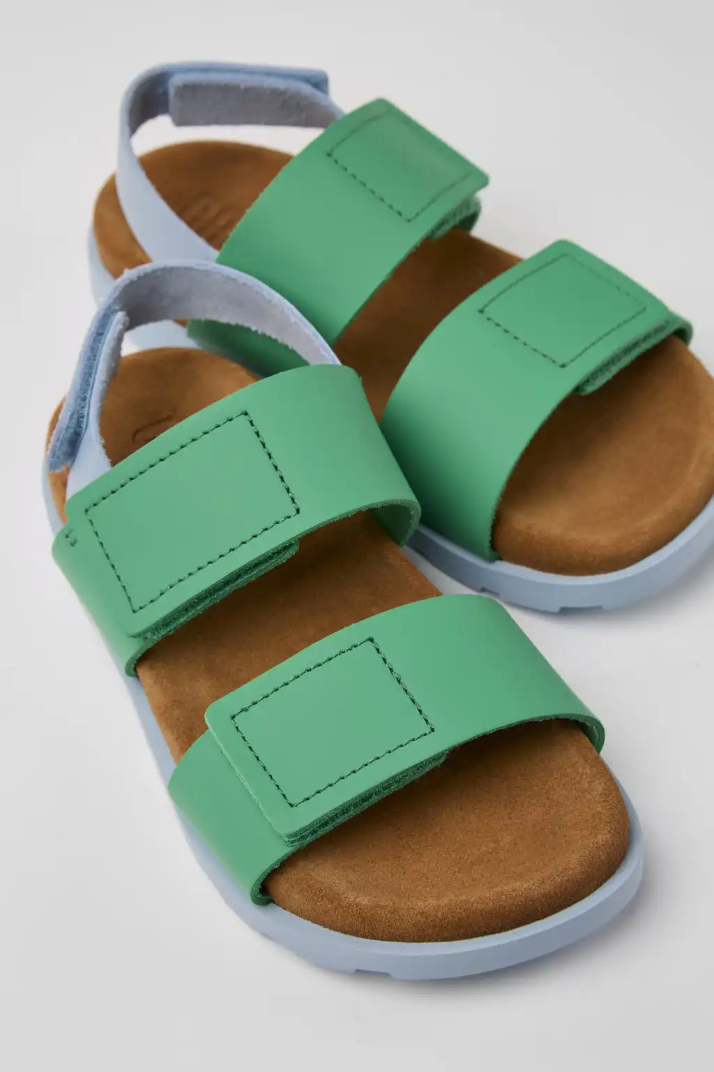 Brutus Sandal Blue leather sandals for kids