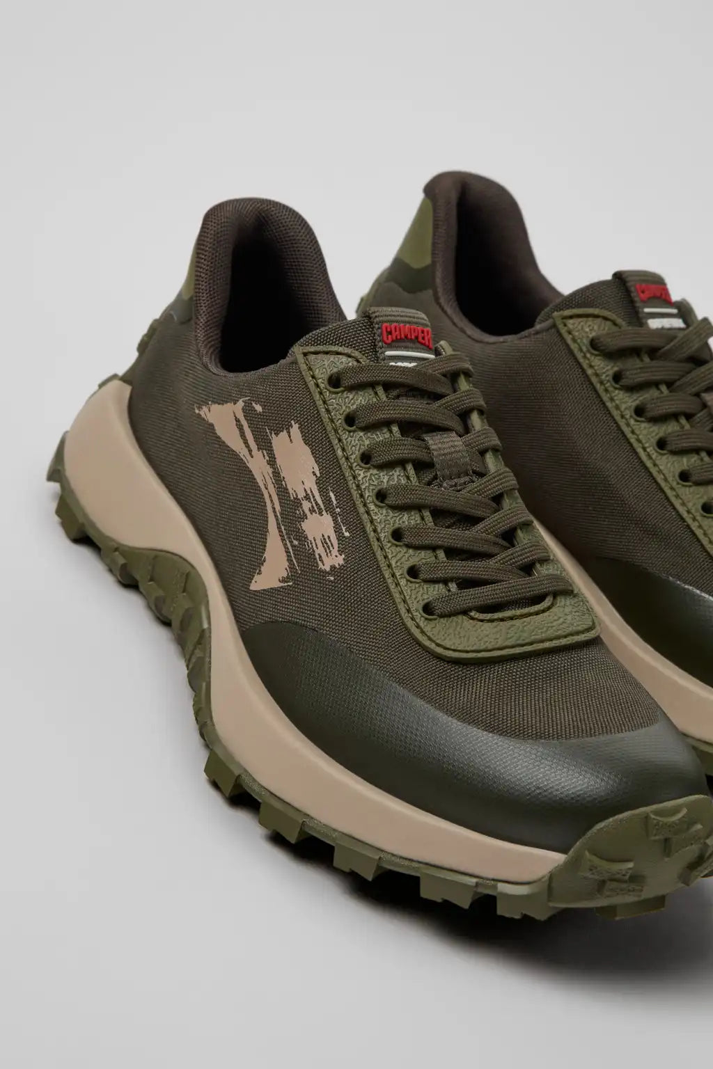 Drift Trail Green Cordura and TPU Film Sneakers for Women.