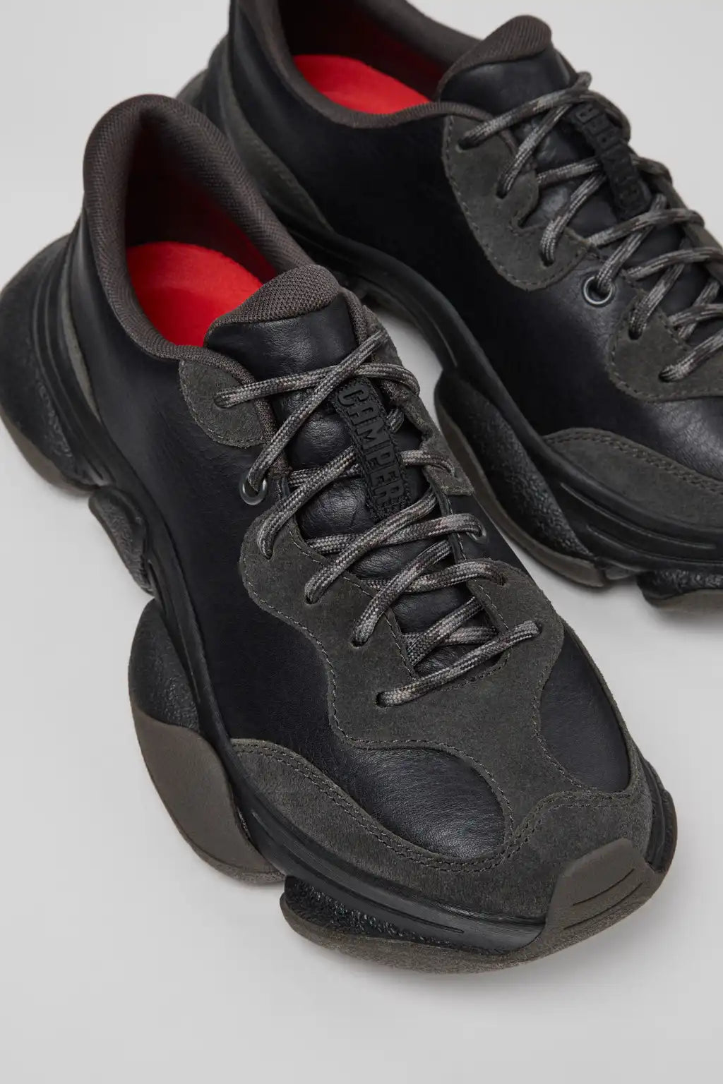 Twins Multicolor Leather and Nubuck Sneakers for Women.