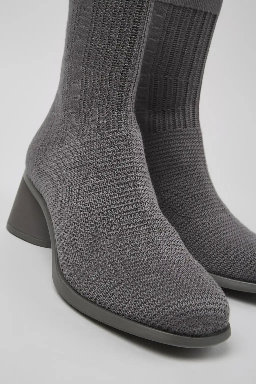 Kiara TENCEL® Black textile boots for women