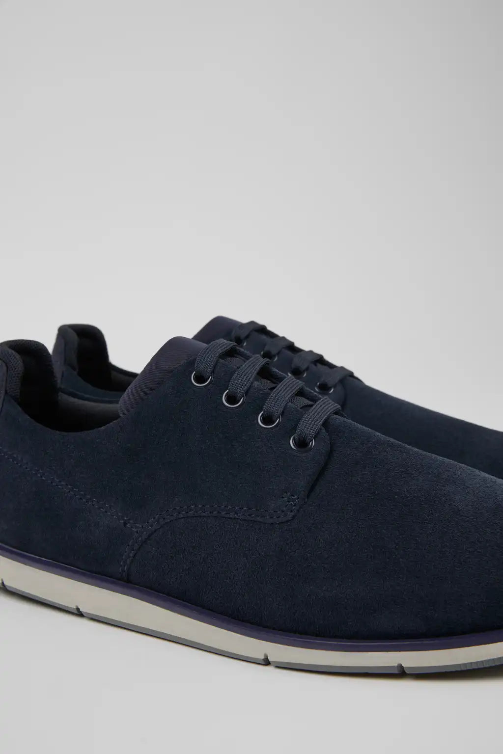 Smith Black Leather and Textile Shoes for Men.