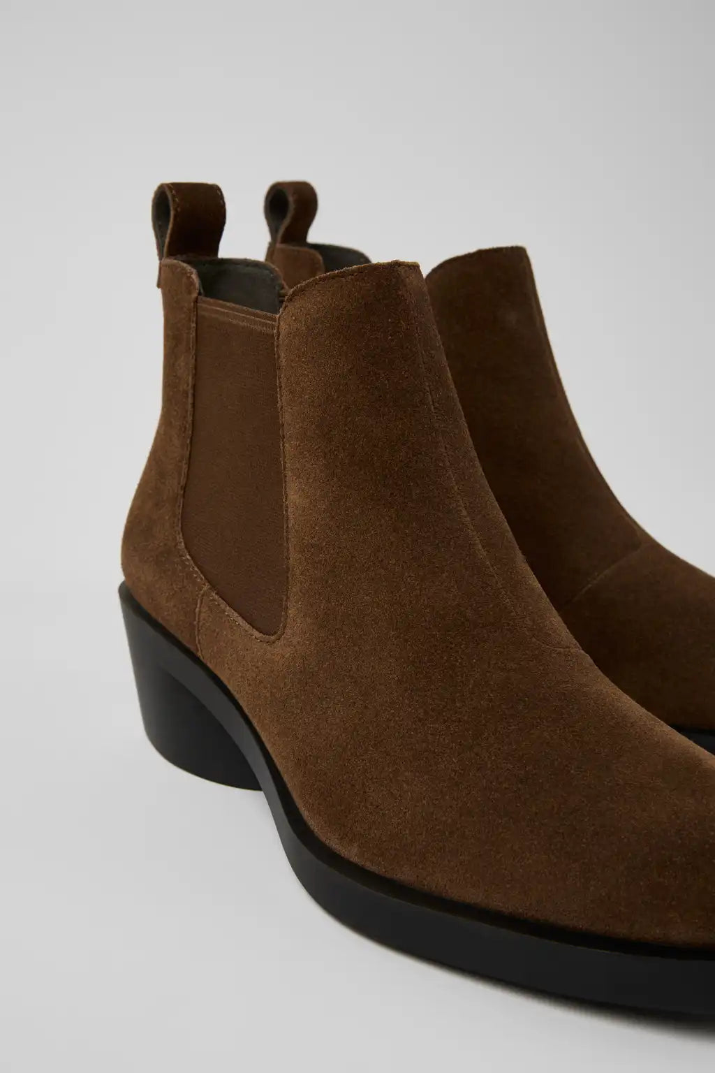 Bonnie Black Nubuck Ankle Boots for Women.