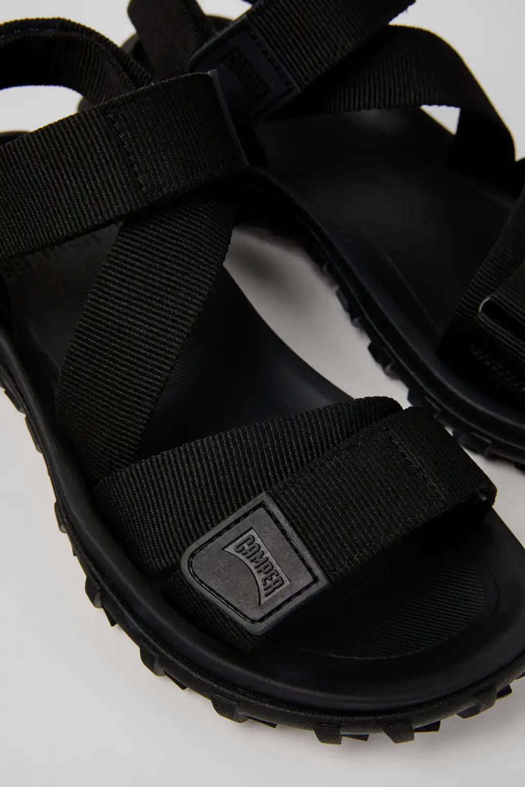 Drift Trail Sandal Black Textile Sandals for Women.