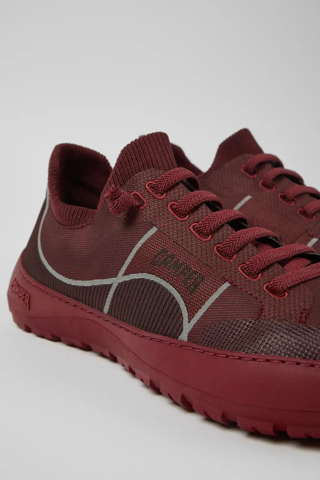 Peu Serra Gray Recycled PET Engineered Materials Sneakers for Men.