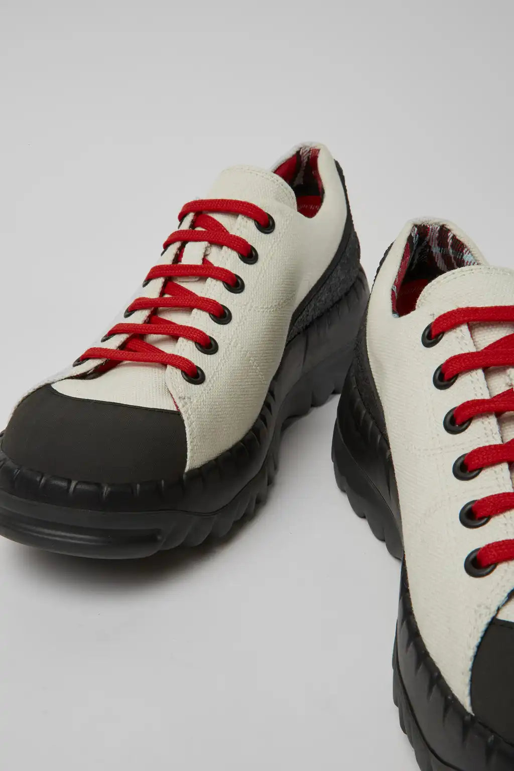 Teix White rubber and BCI cotton shoes