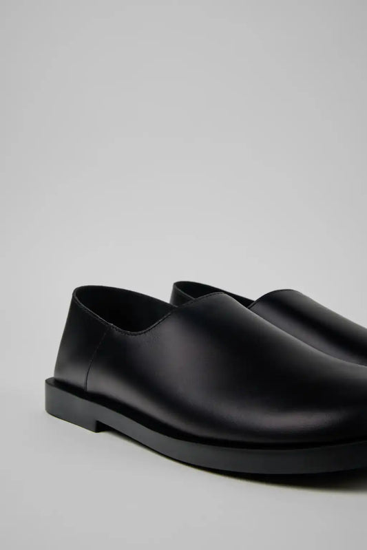 Don Black Leather Shoes for Men.