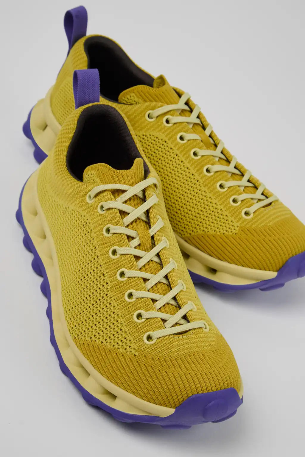 Camper x SUNNEI - PELOTISSIMA Burgundy, Pink and Orange Textile Sneakers for Women.