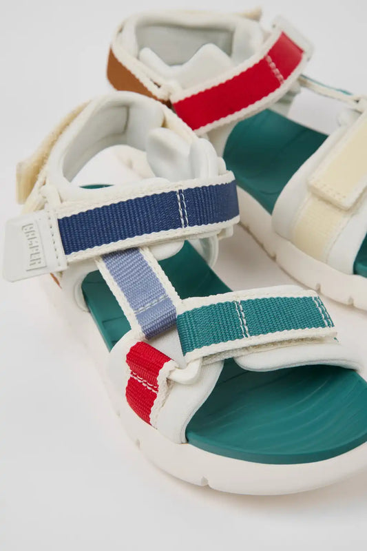 Twins Multicolor Textile Sandals for kids.