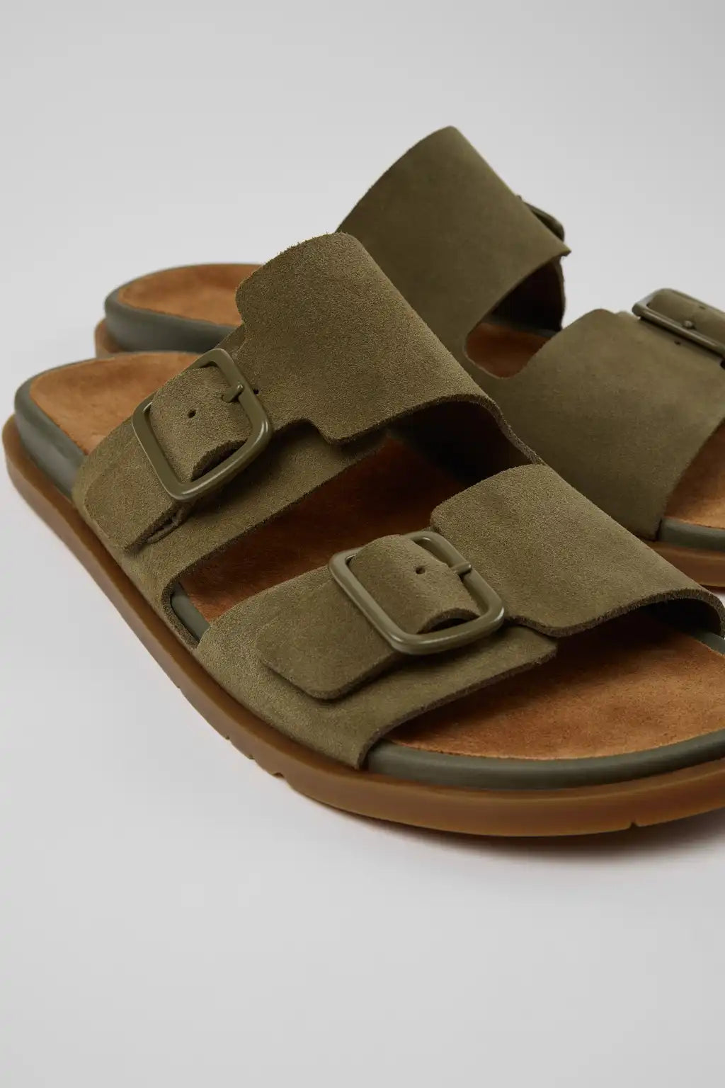 Lluc Sandal Black Leather Sandals for Men.