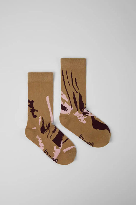 Socks Brown mid-length socks