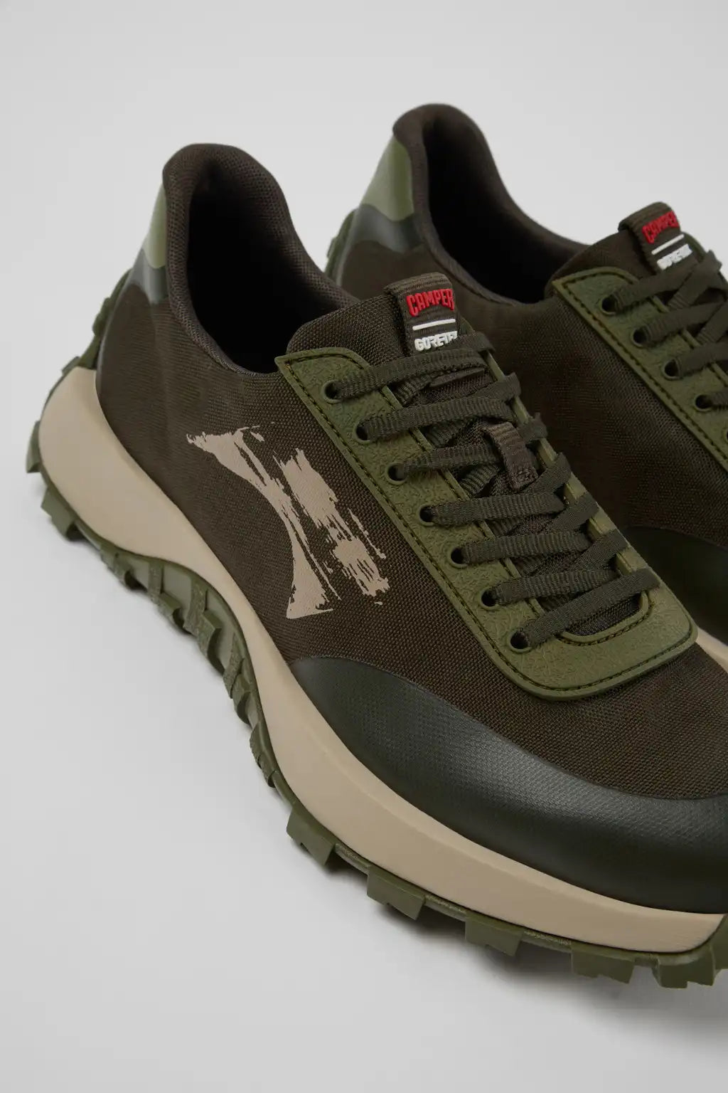 Drift Trail Gray Cordura Textile Sneakers for Men.