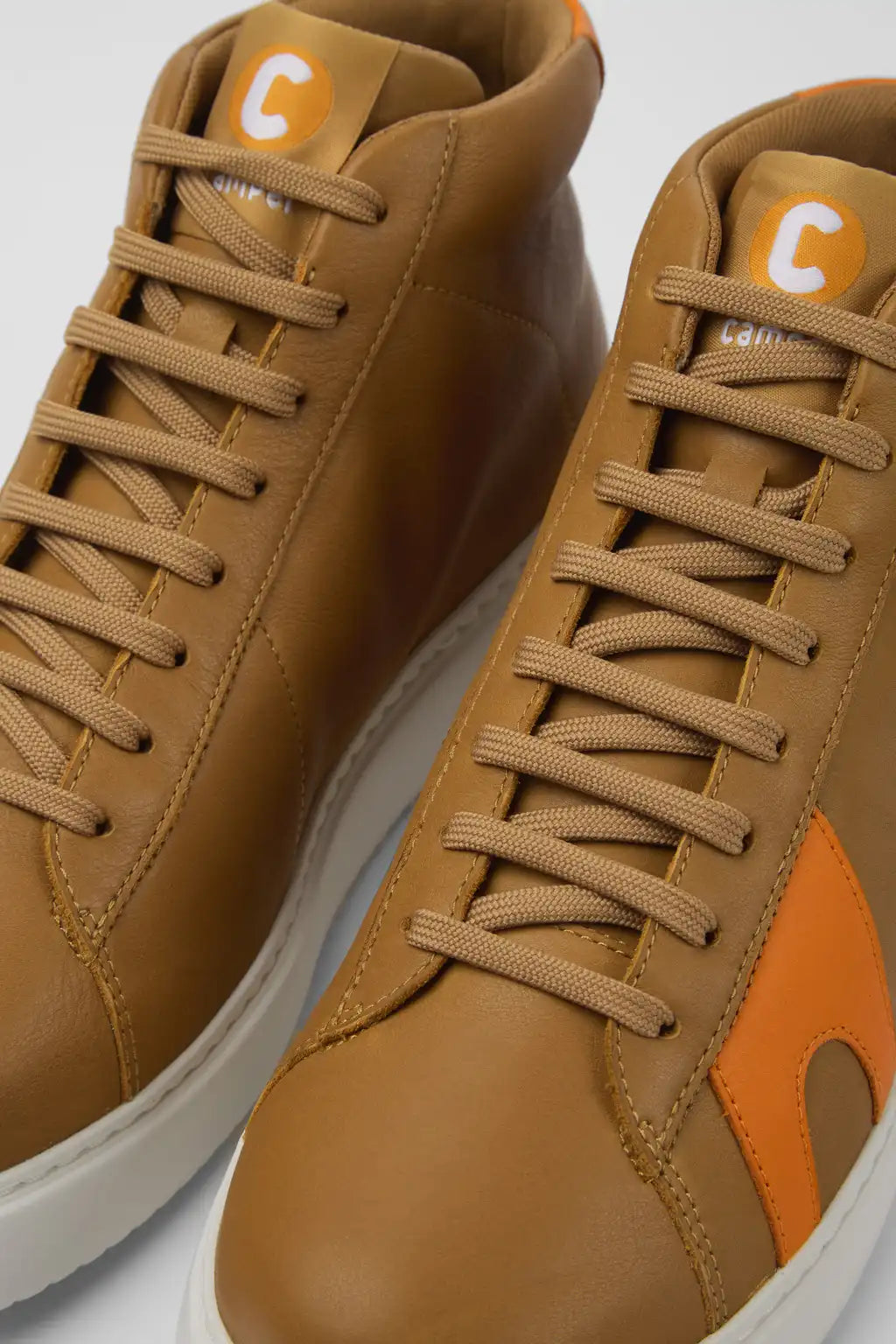 Runner K21 Multicolor Leather Sneaker Boots for Men.