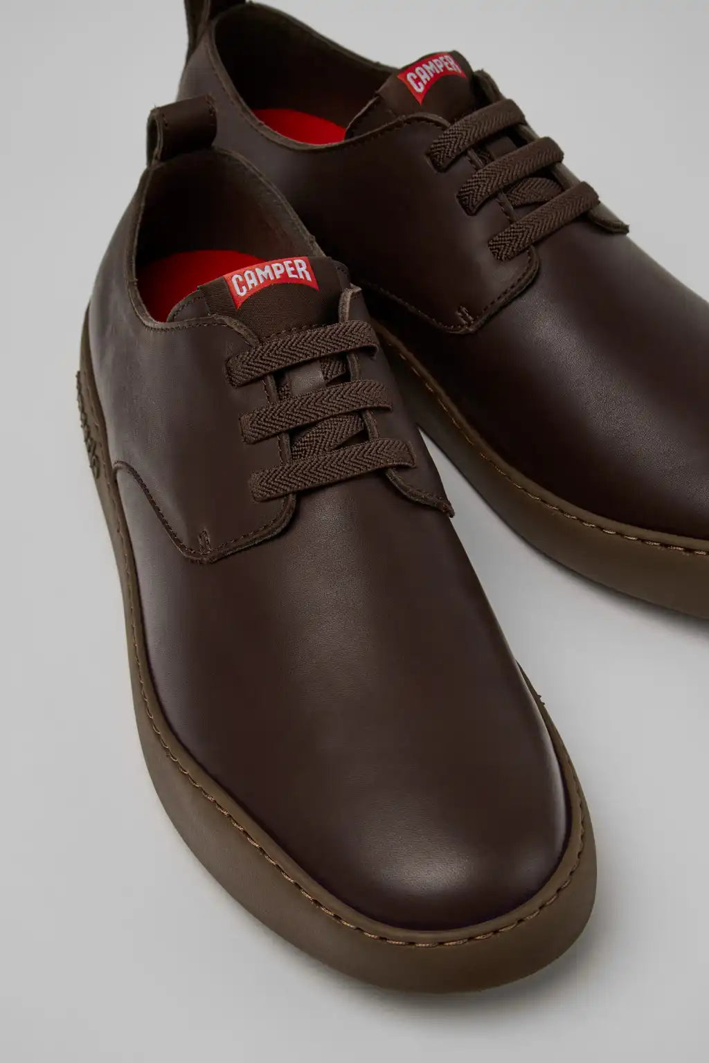 Peu Touring Black Leather Sneakers for Men.
