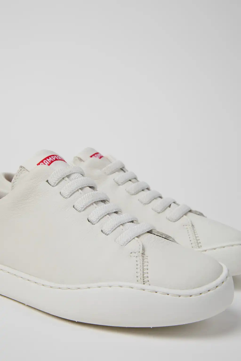 Peu Touring Black Leather Sneakers for Women.