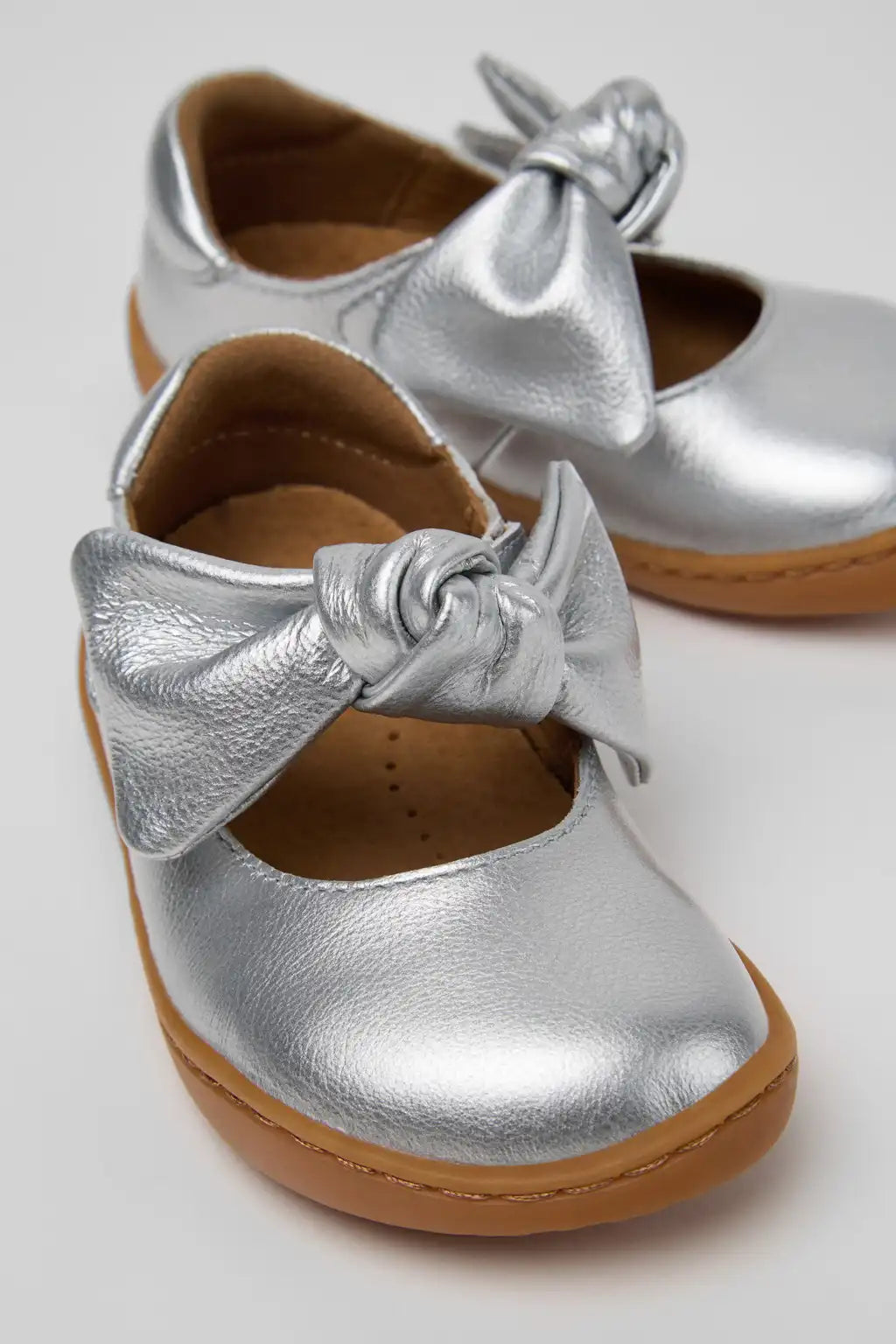 Peu Yellow Leather Shoes for Children.