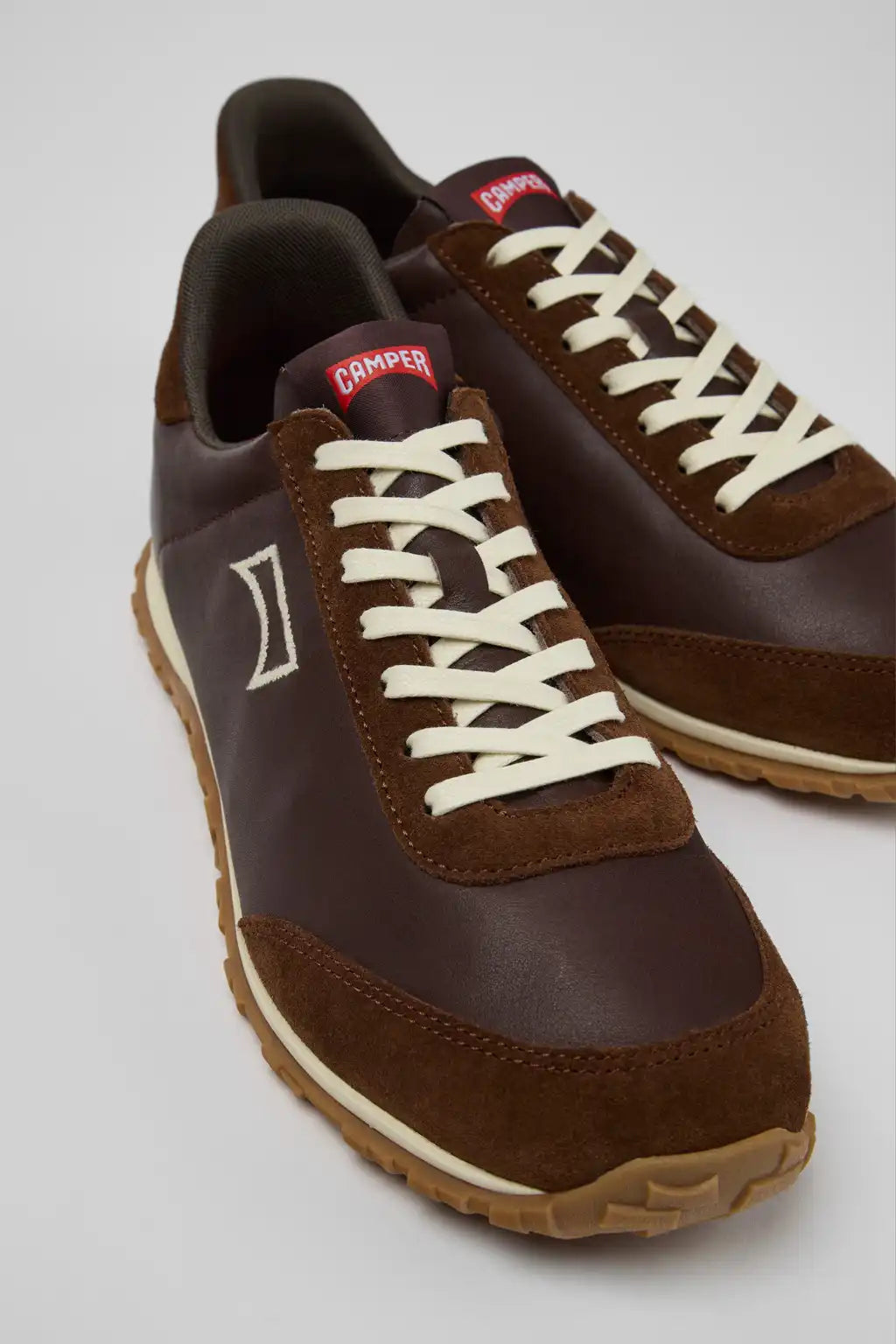 Drift Walk Green Suede and Leather Sneakers for Men.
