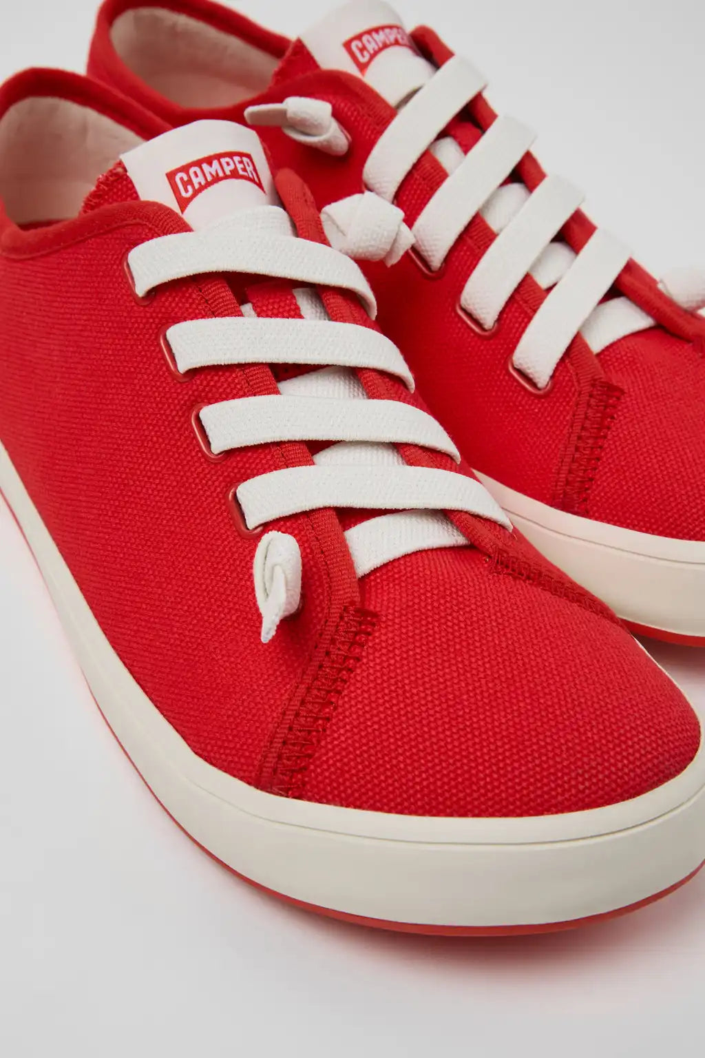 Peu Rambla II Gray Textile Sneakers for Men.
