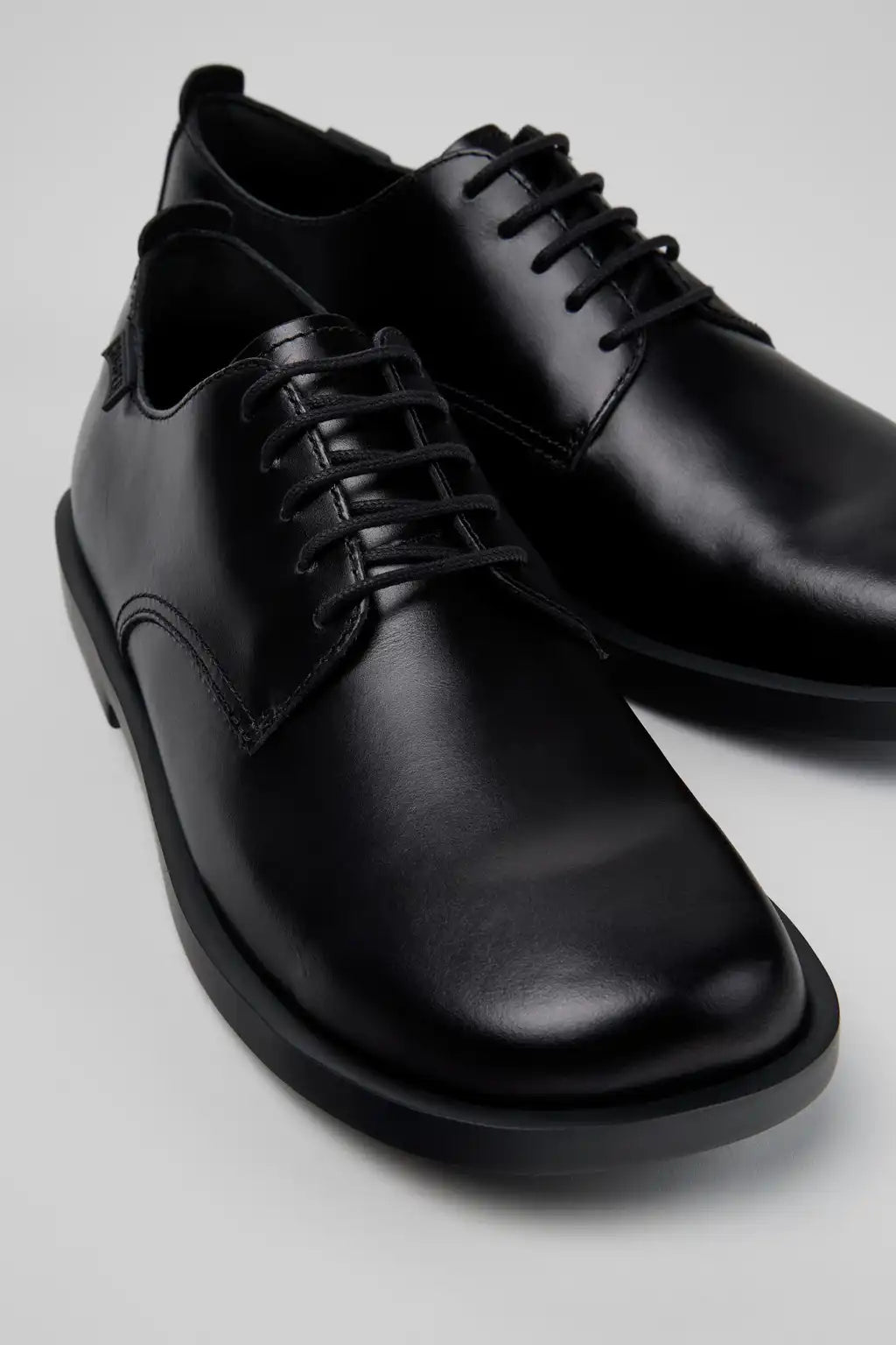 Don Black Leather Shoes for Men.