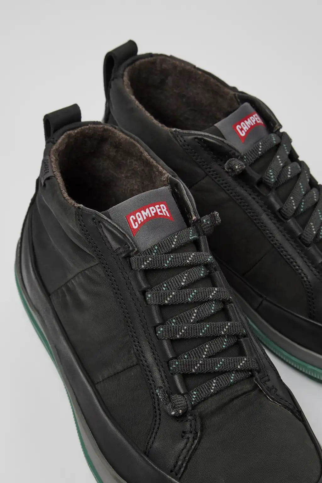 Peu Pista GM - PrimaLoft MICHELIN Black Textile and Leather Ankle Boots for Men.