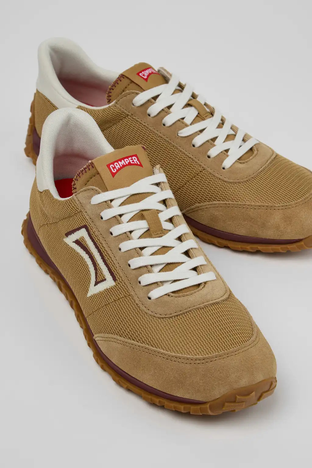 Drift Walk Multicolor Textile and Nubuck Leather Sneakers for Men.
