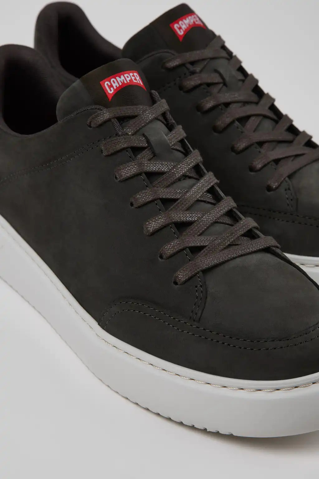 Runner K21 Brown Suede Sneakers for Men.
