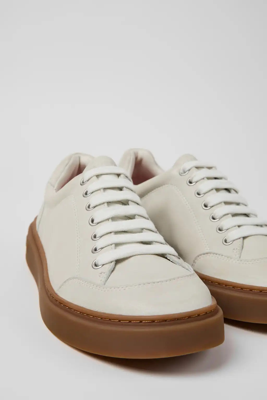 Runner Twentyfive Brown Suede Sneakers for Men.