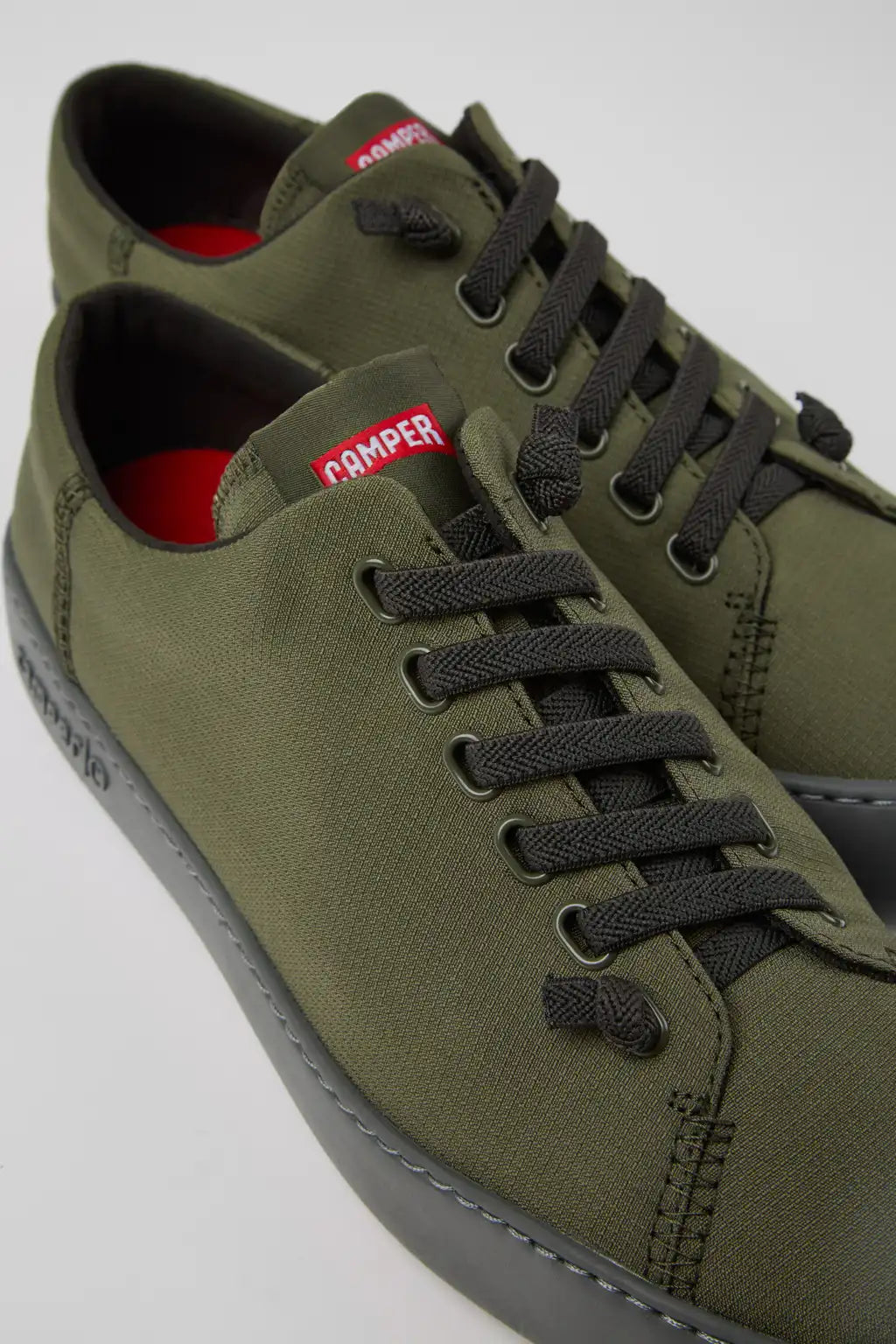 Peu Touring Black Textile Sneakers for Men.