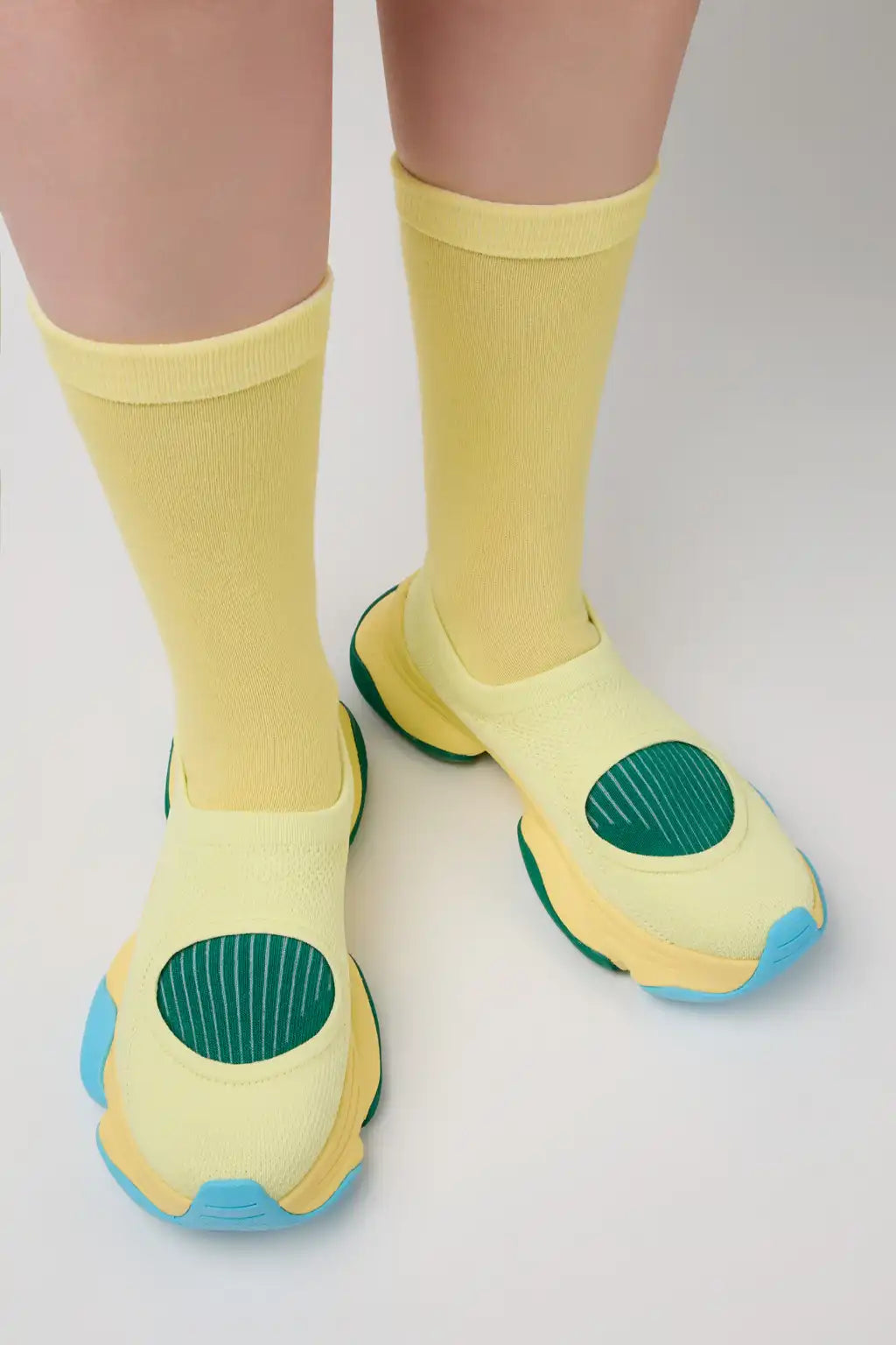 Camper x ISSEY MIYAKE - Karst Finch Beige Recycled PET Engineered Materials Sneakers for Women.