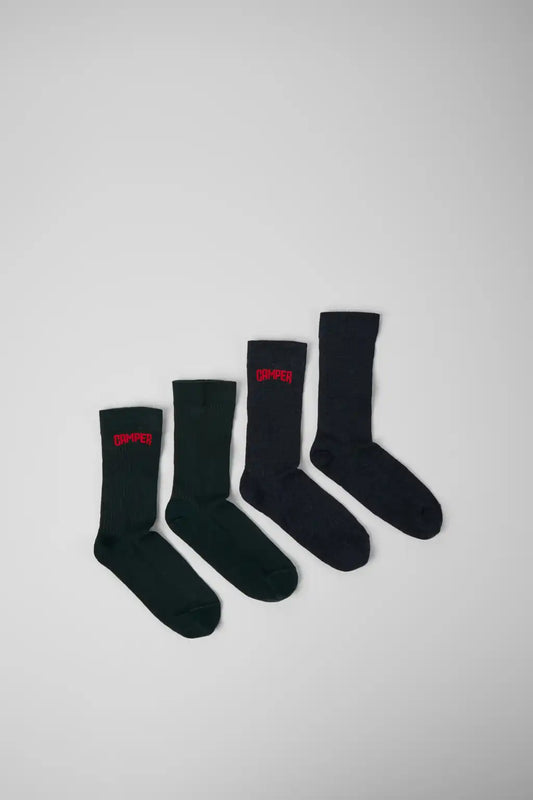 SOX Gray and blue Merino wool socks