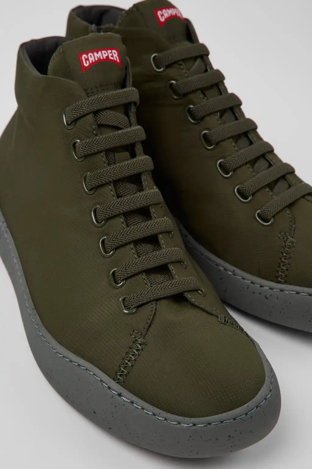 Peu Touring Burgundy Textile Sneakers for Men.