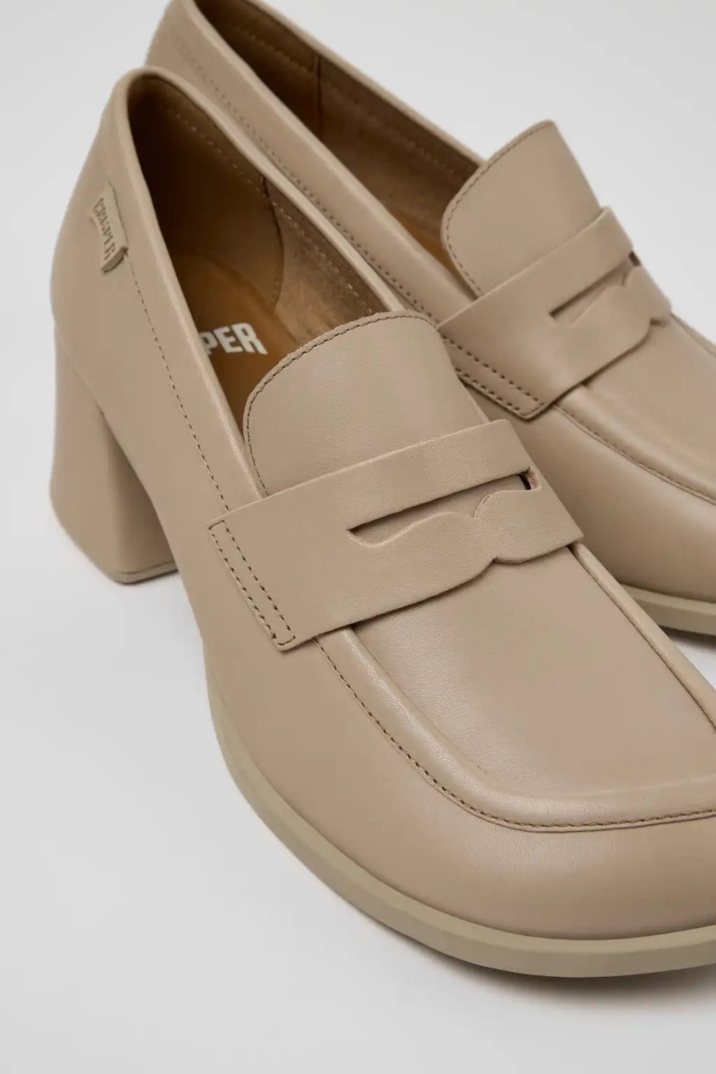 Kora Brown Nubuck Moccasins for Women.