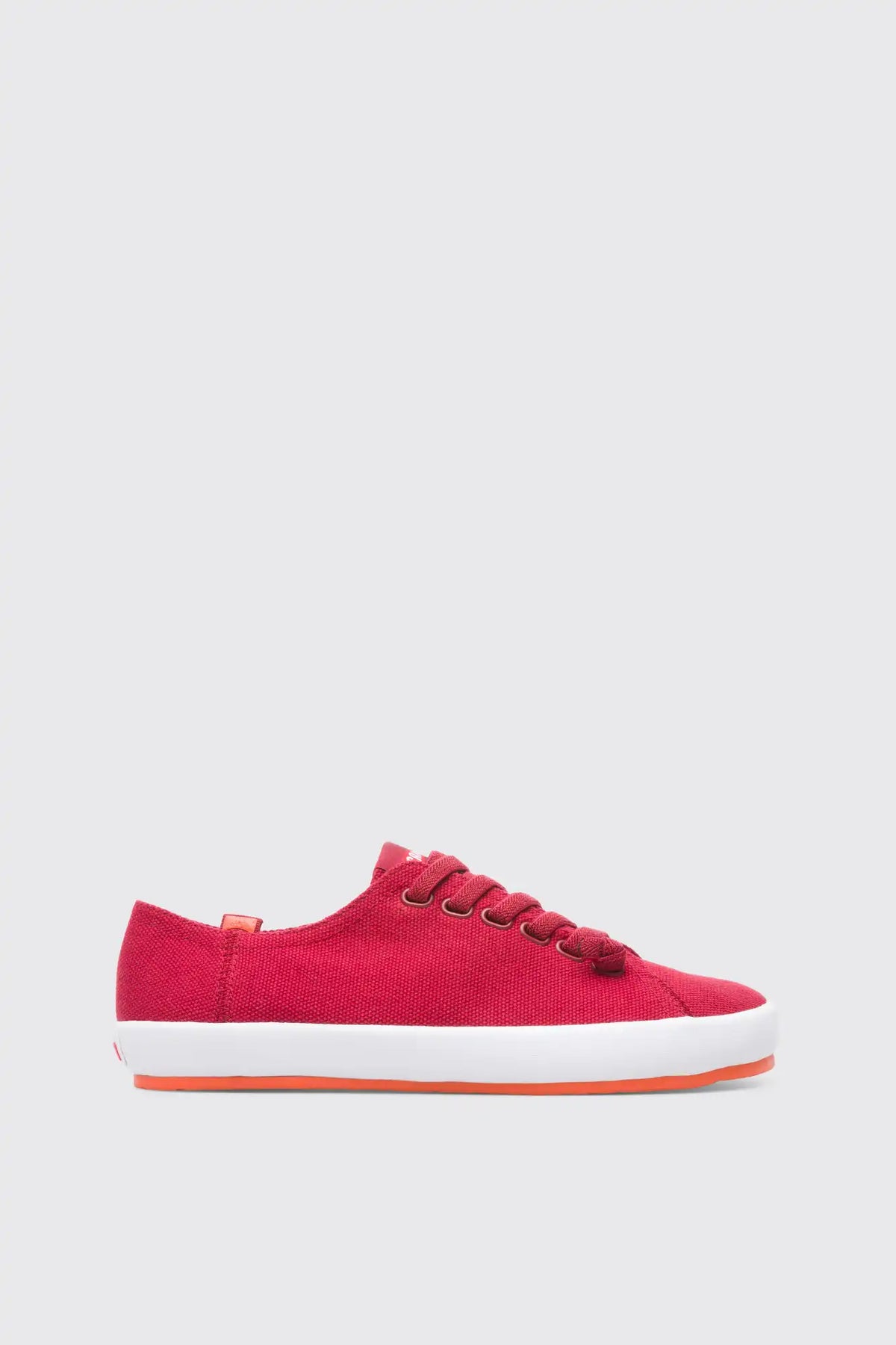 Peu Rambla Green and white textile sneakers for women