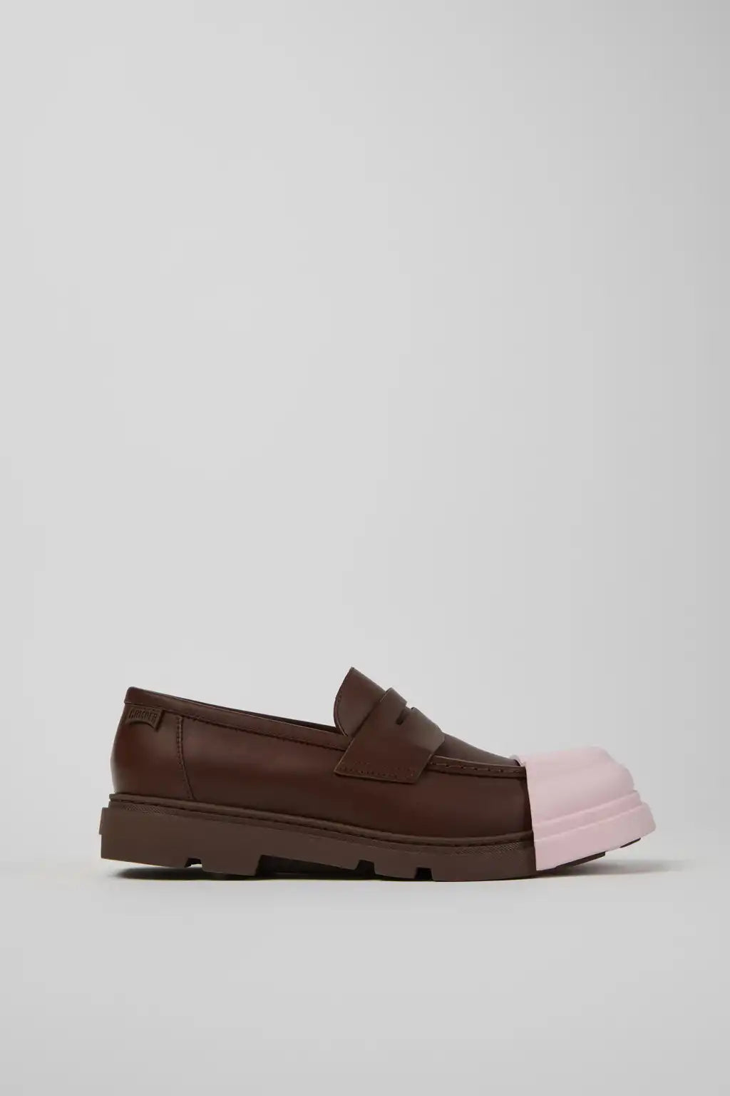 Junction Black Leather Moccasins for Men.