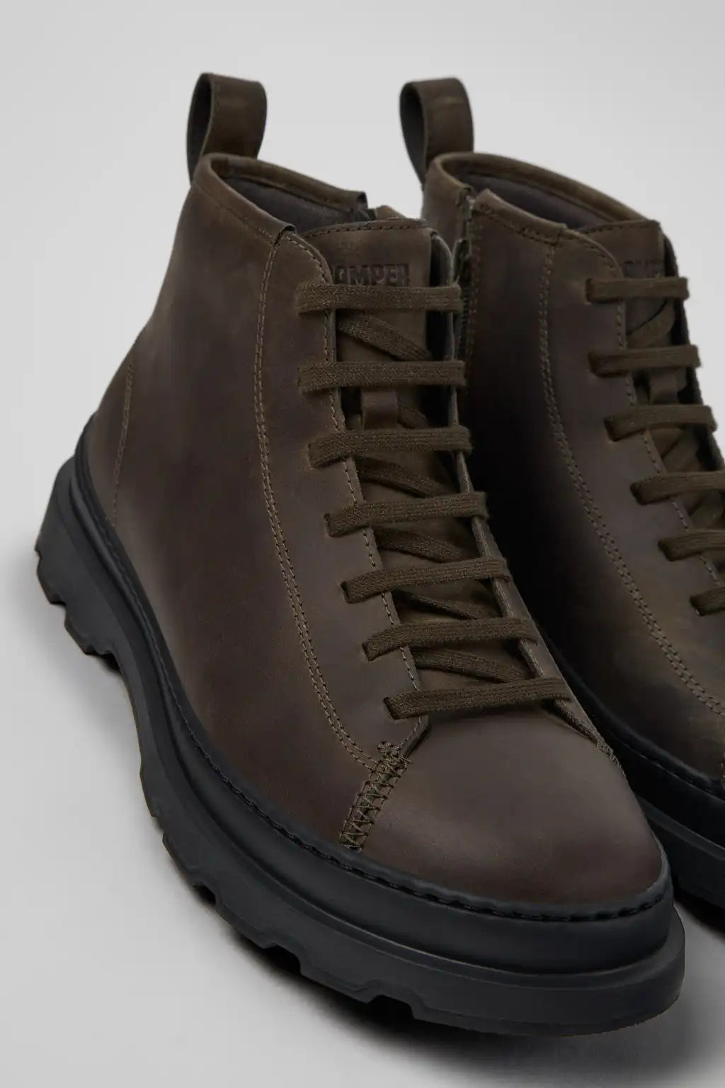 Brutus+ Green Nubuck Ankle Boots for Men.