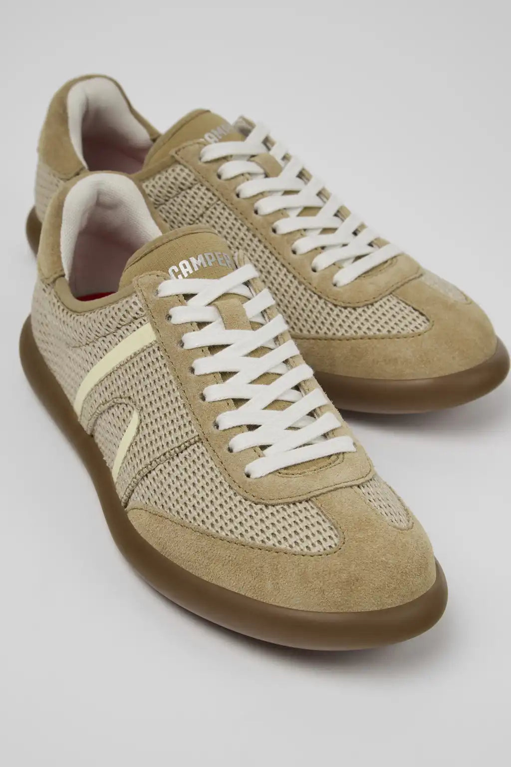 Pelotas Soller Brown Tencel Lyocell and Recycled Textile Sneakers for Women.