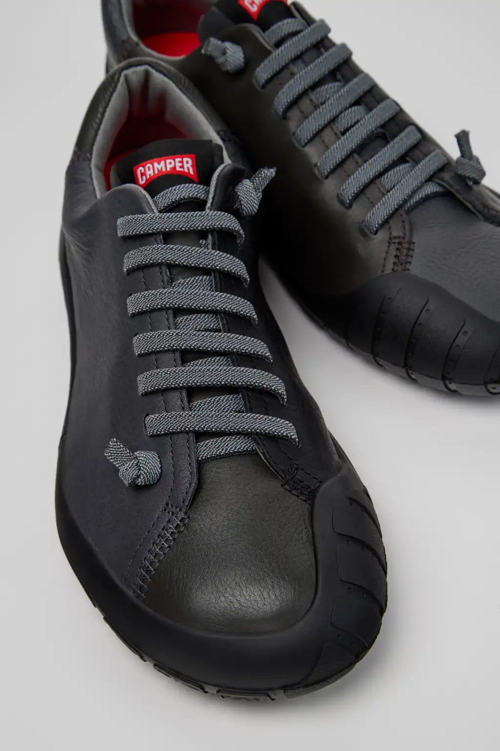 Peu Path+ Brown Leather Shoes for Men.