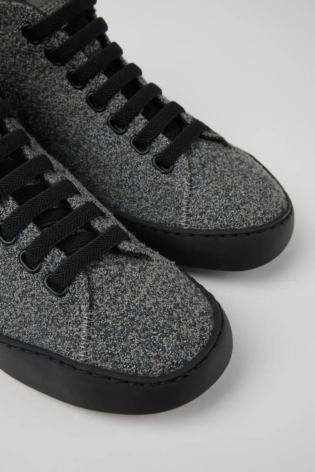 Peu Touring Black Textile Sneakers for Women.