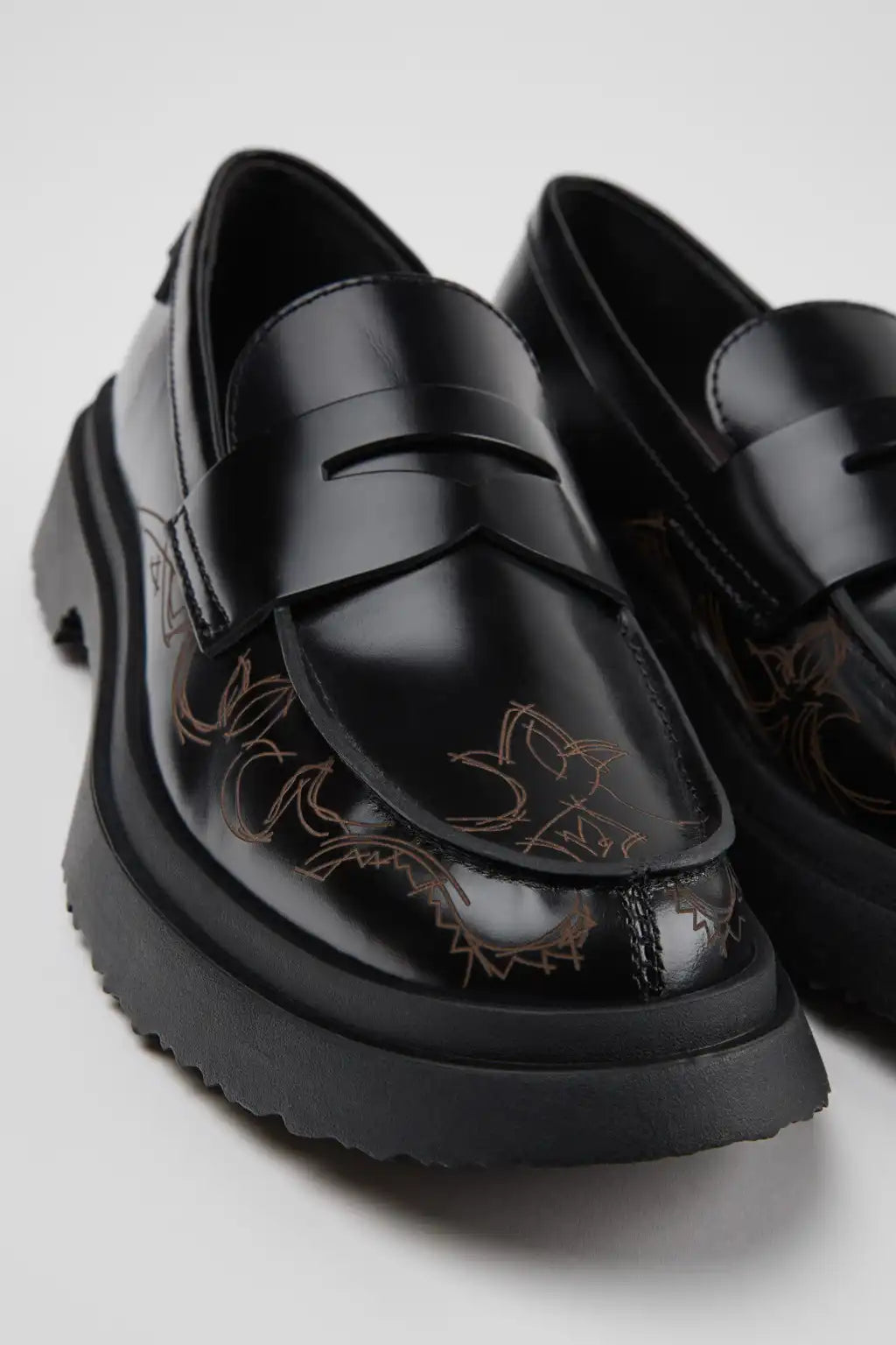 Walden Brown Leather Moccasins for Women.