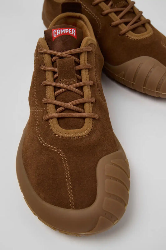 Peu Path+ Brown Suede Sneakers for Women.