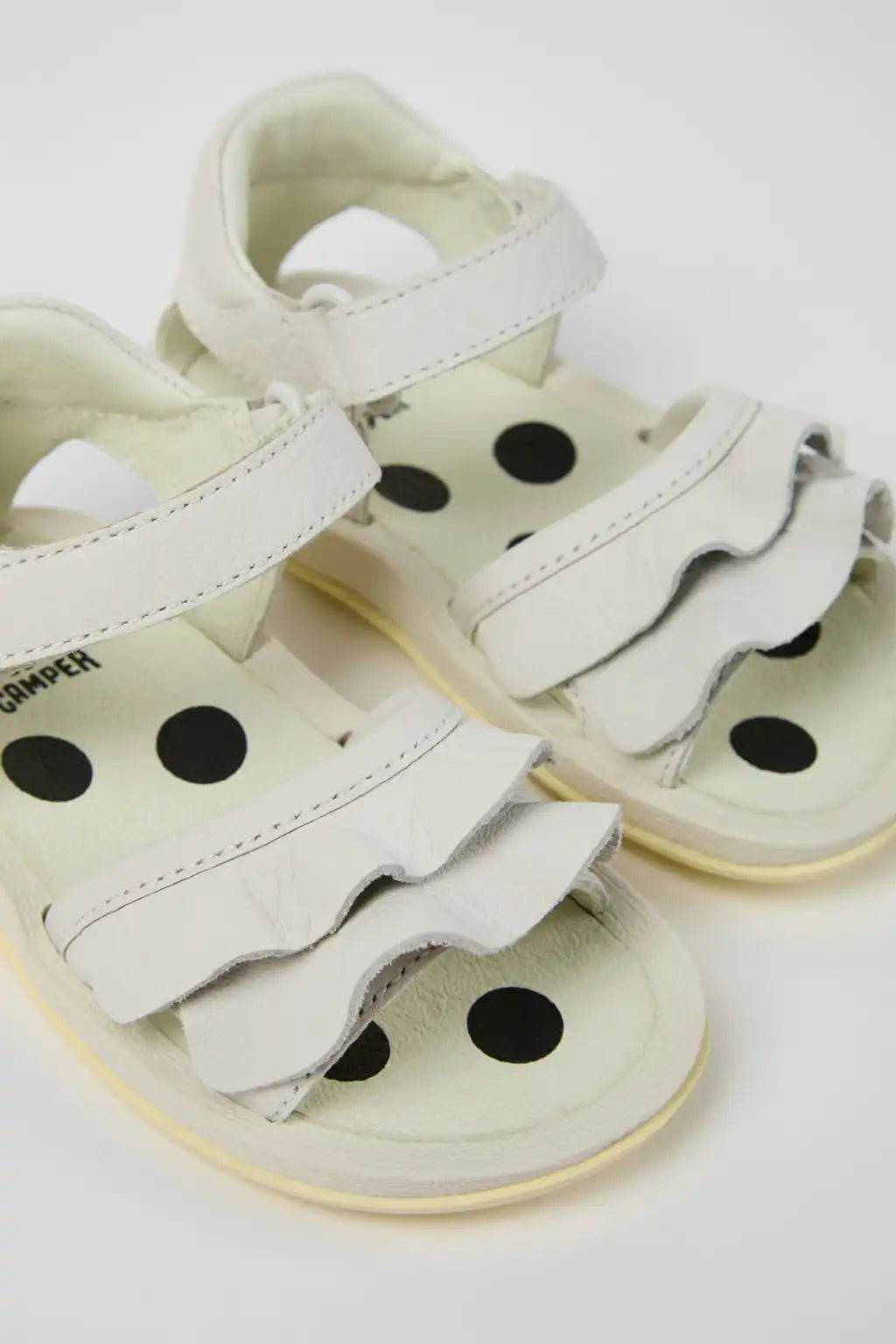 Twins Pink Leather Sandals for kids.